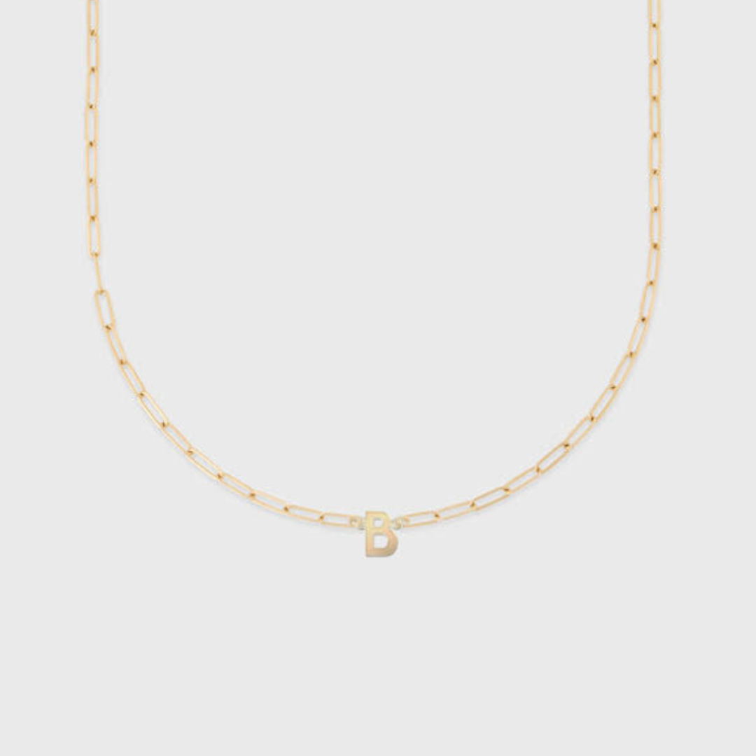 custom initial necklace