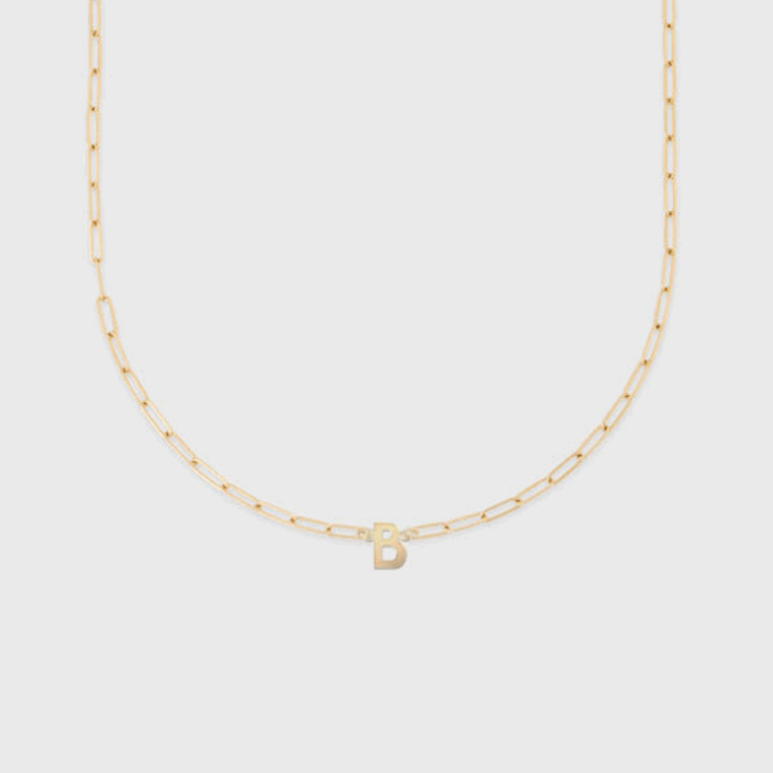 custom initial necklace