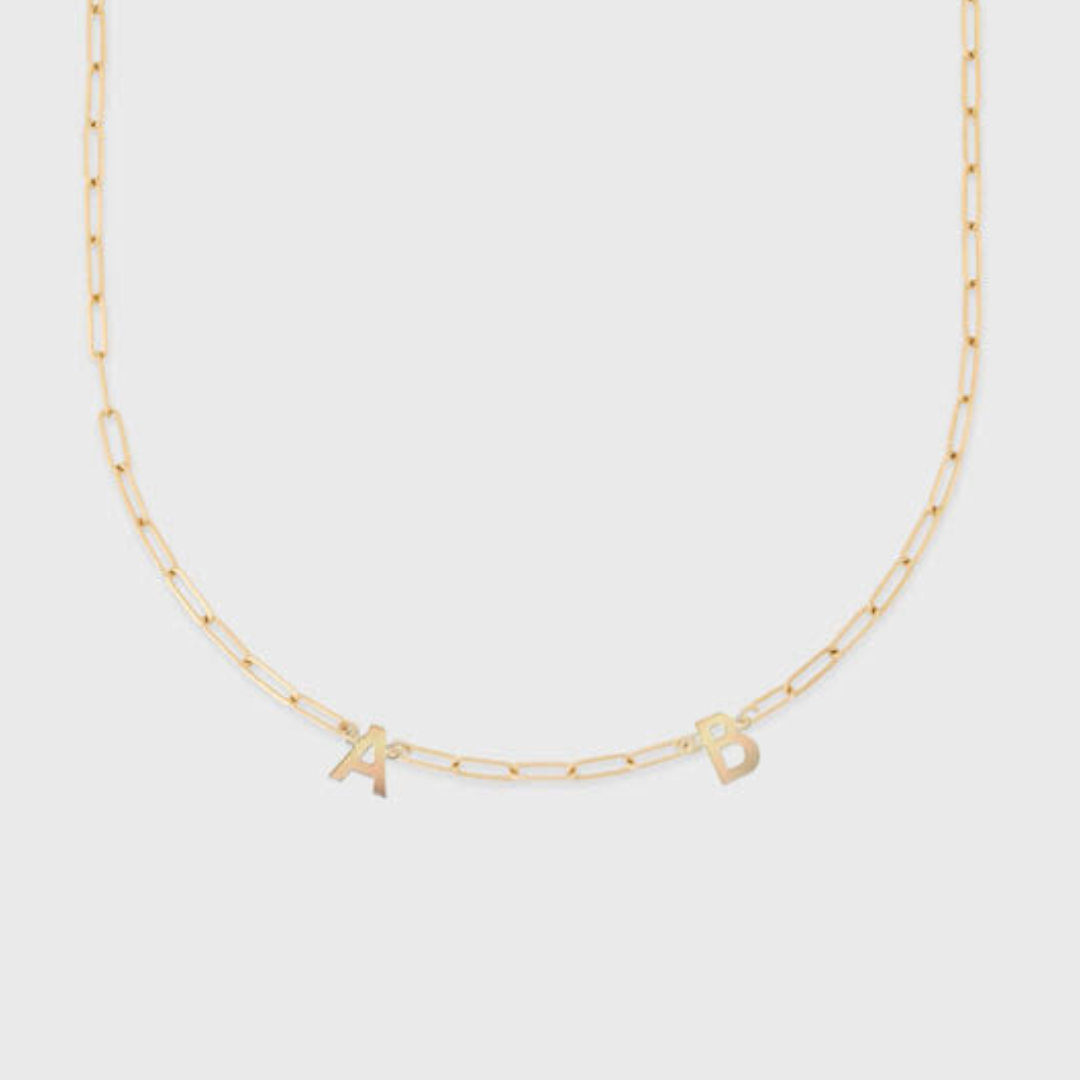 custom initial necklace