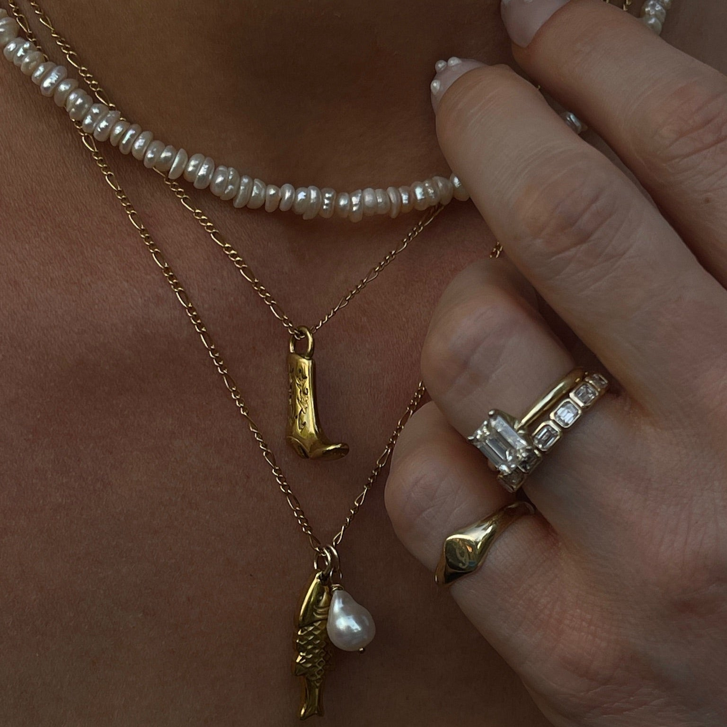 freshwater pearl necklace