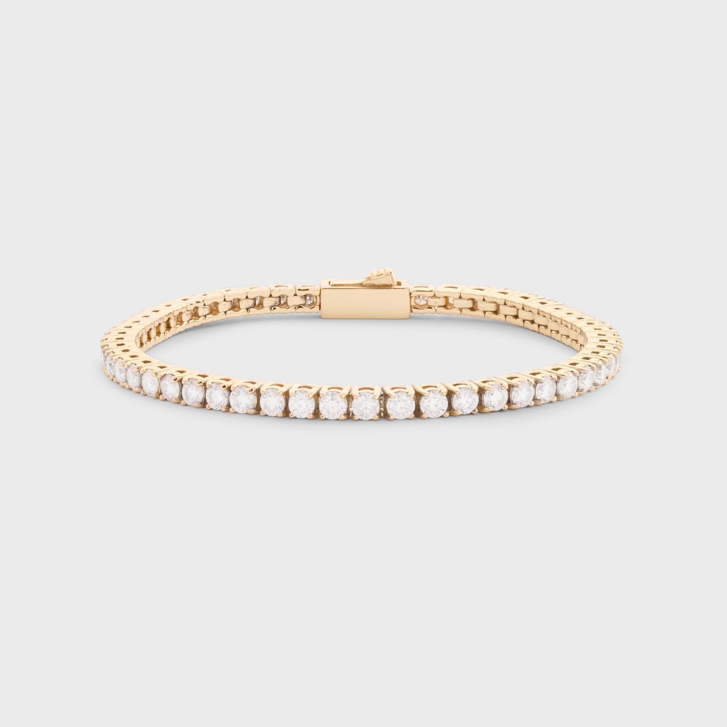 classic tennis bracelet (gold)