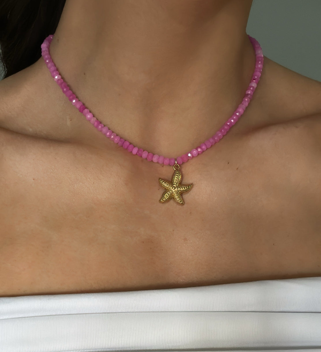 starfish beaded necklace