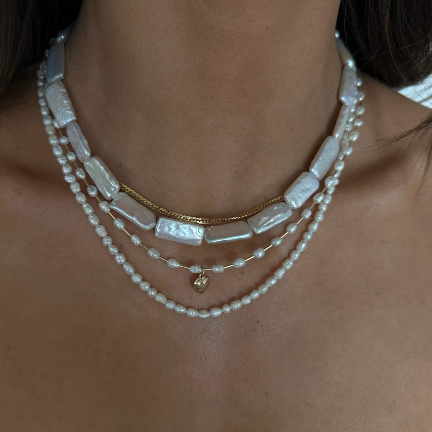 hamptons pearl necklace