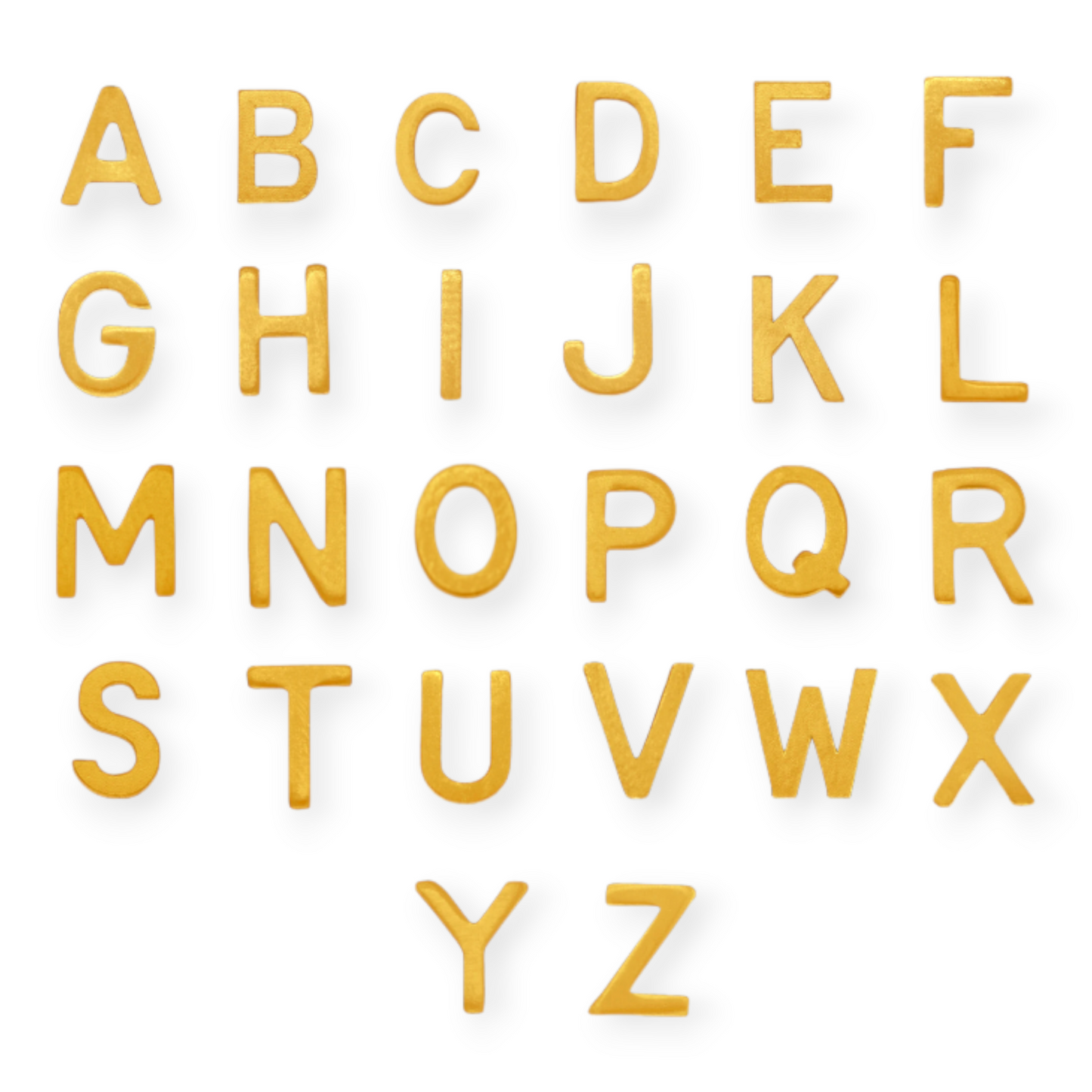 14k custom classic initials necklace