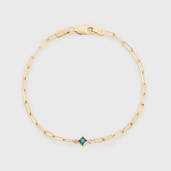 custom birthstone bracelet