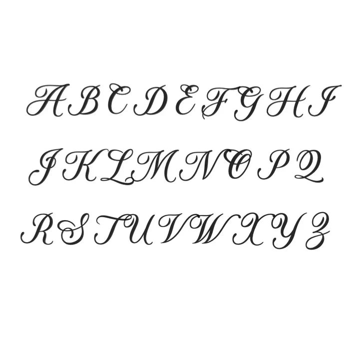 custom initial bezel cross necklace