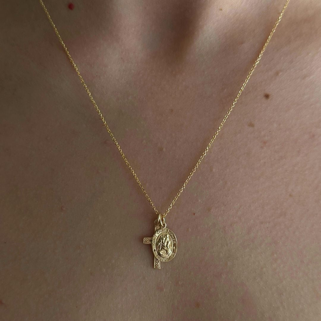 14k protection necklace