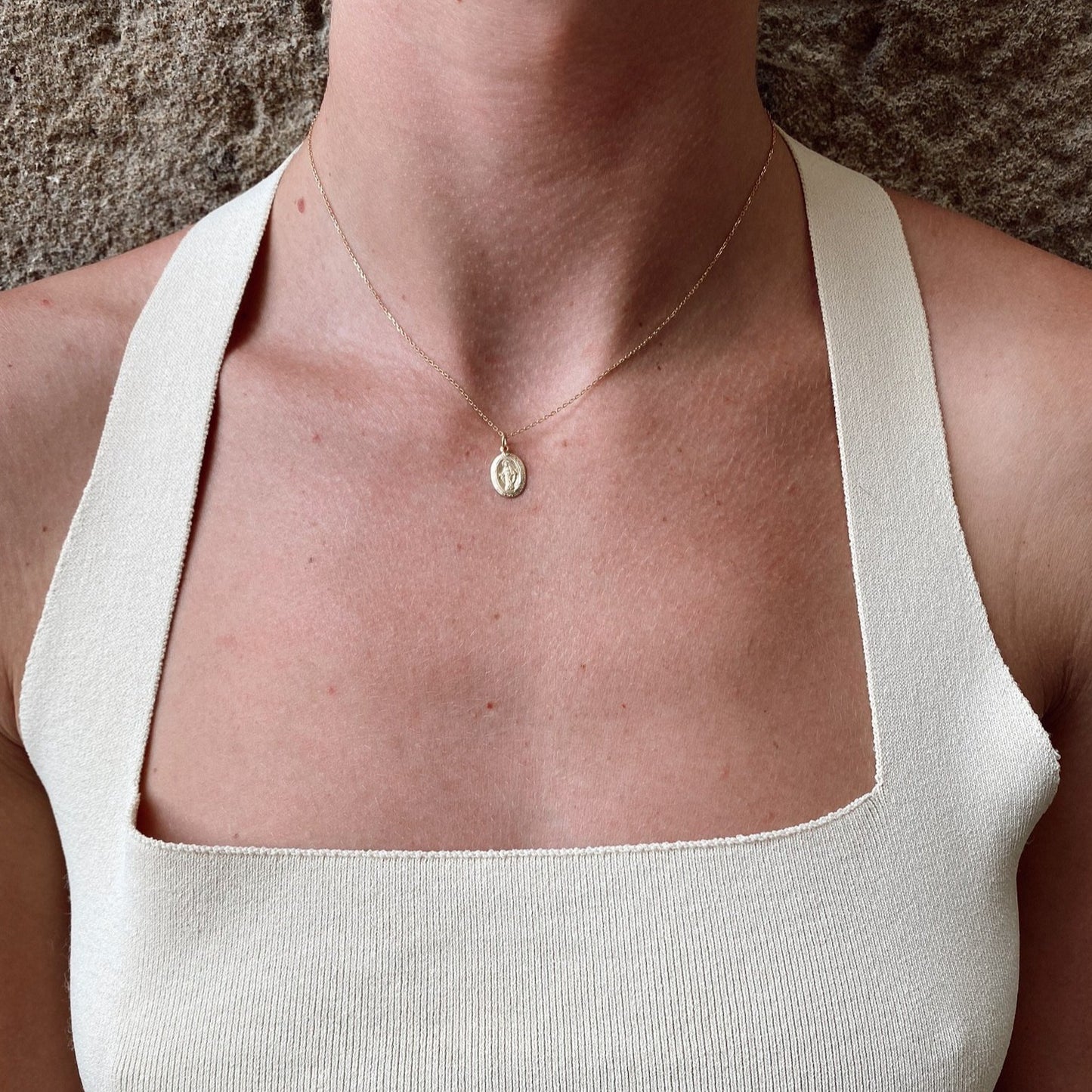 Collier 14k Bienheureuse Marie