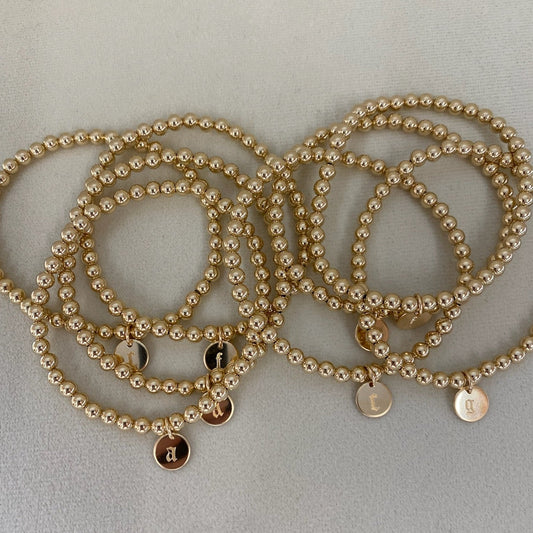 old english initial juno bracelet bridesmaids bundle (5-12 bracelets)