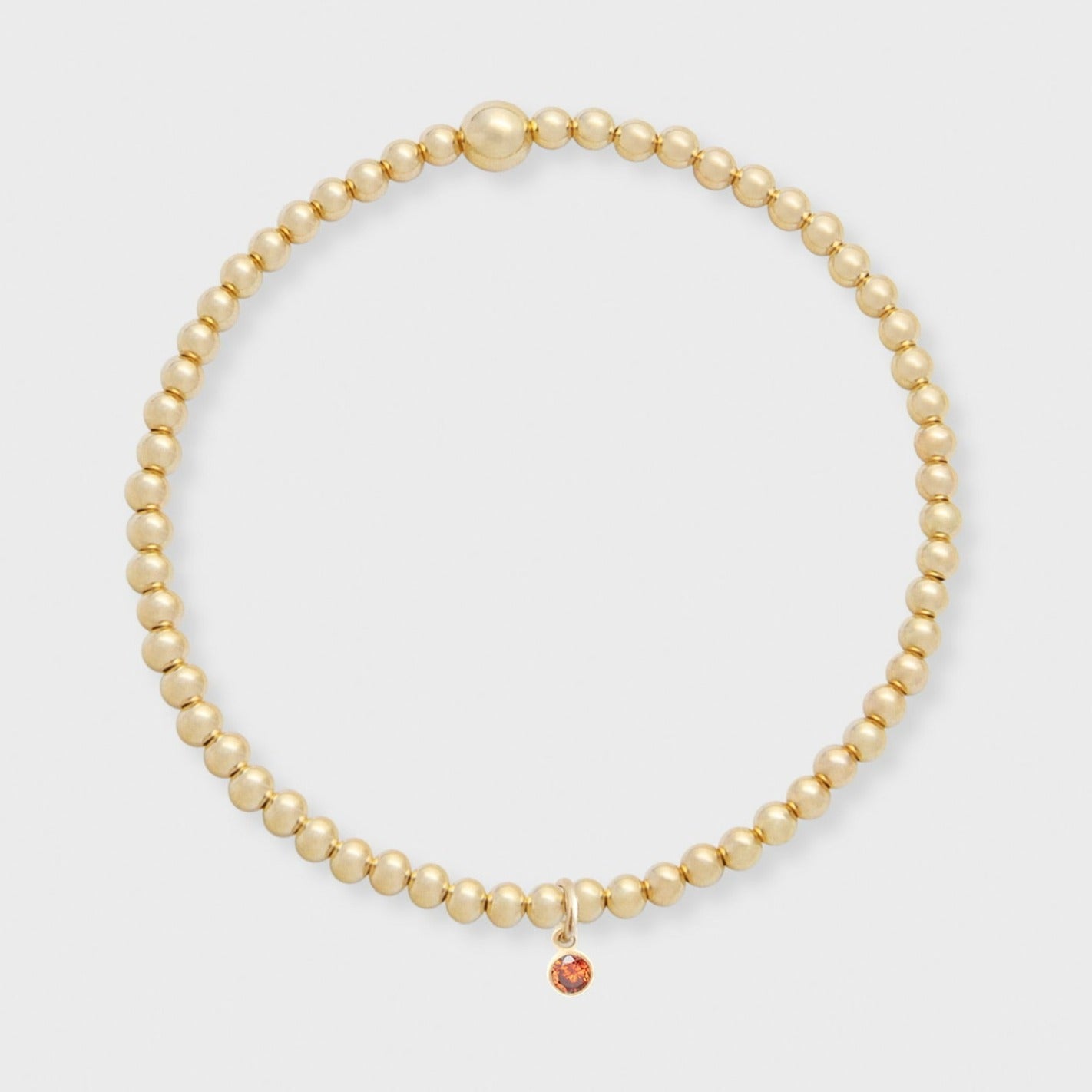 Geburtsstein-Juno-Armband (3 mm)