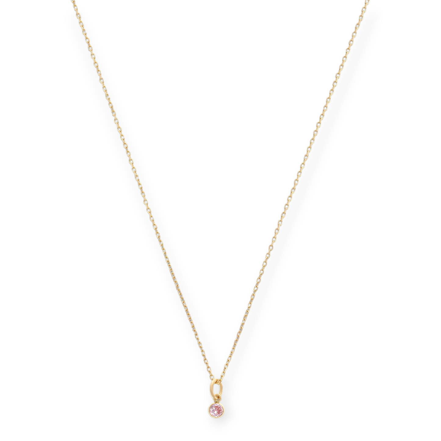 14-Karat-Geburtsstein-Halskette (alle 12 Monate)