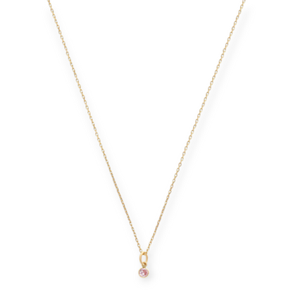 14-Karat-Geburtsstein-Halskette (alle 12 Monate)