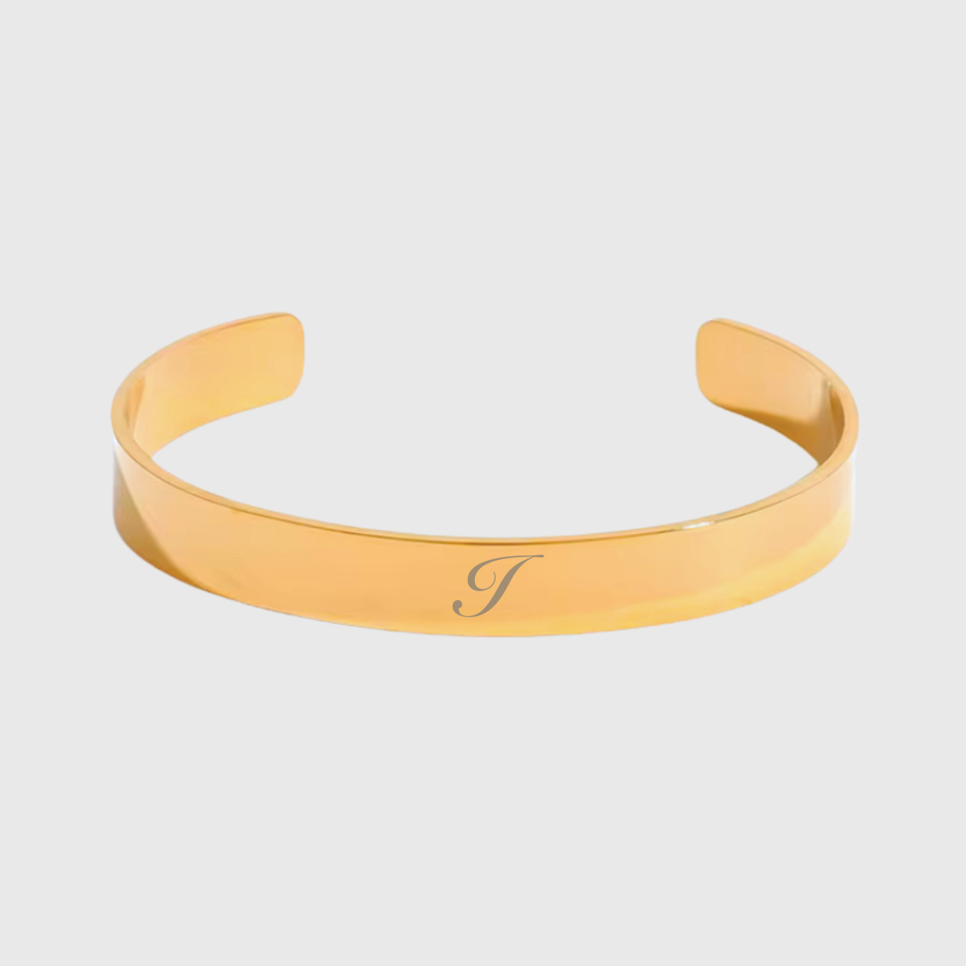 the signature initial cuff