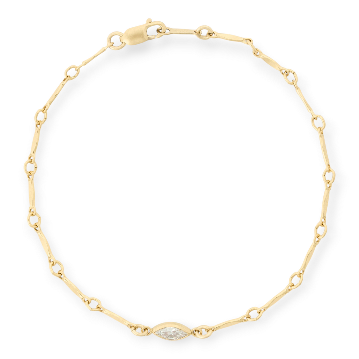 marquise stone bar bracelet