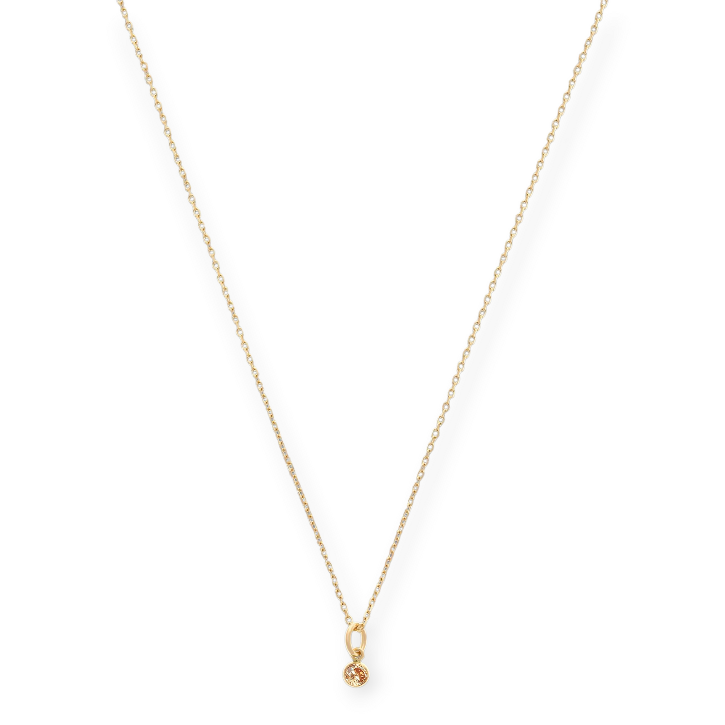 14-Karat-Geburtsstein-Halskette (alle 12 Monate)