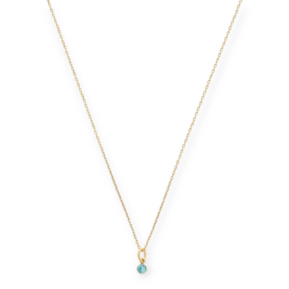 14-Karat-Geburtsstein-Halskette (alle 12 Monate)