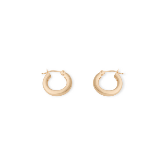 14k baby sophie hoops (15mm)
