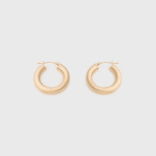 Load image into Gallery viewer, 14k sophie hoops (4mm x 20mm)
