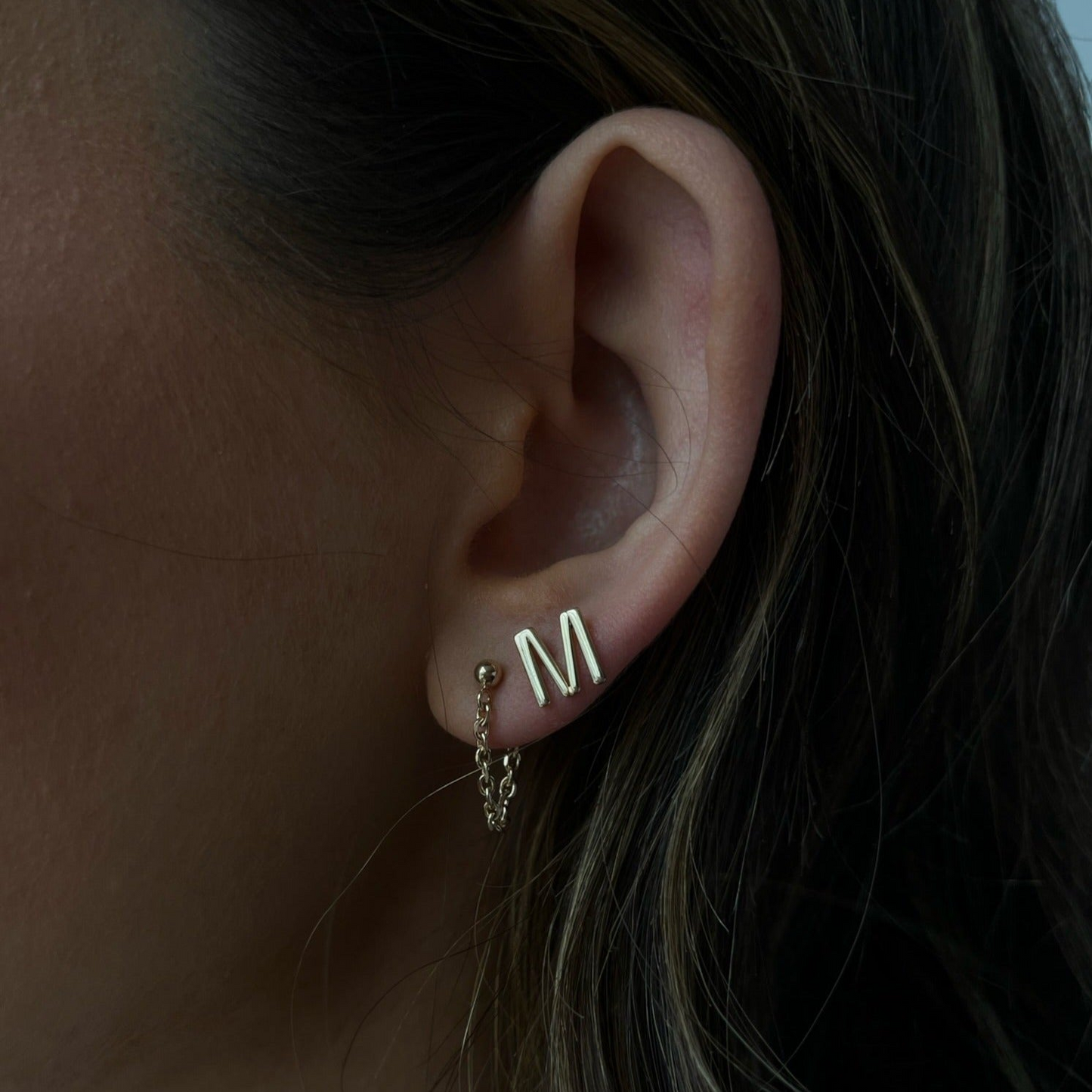 Câlins en chaîne 14 carats (15 mm)