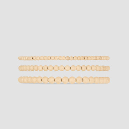 stardust juno bracelet triple stack (3+4+5mm)