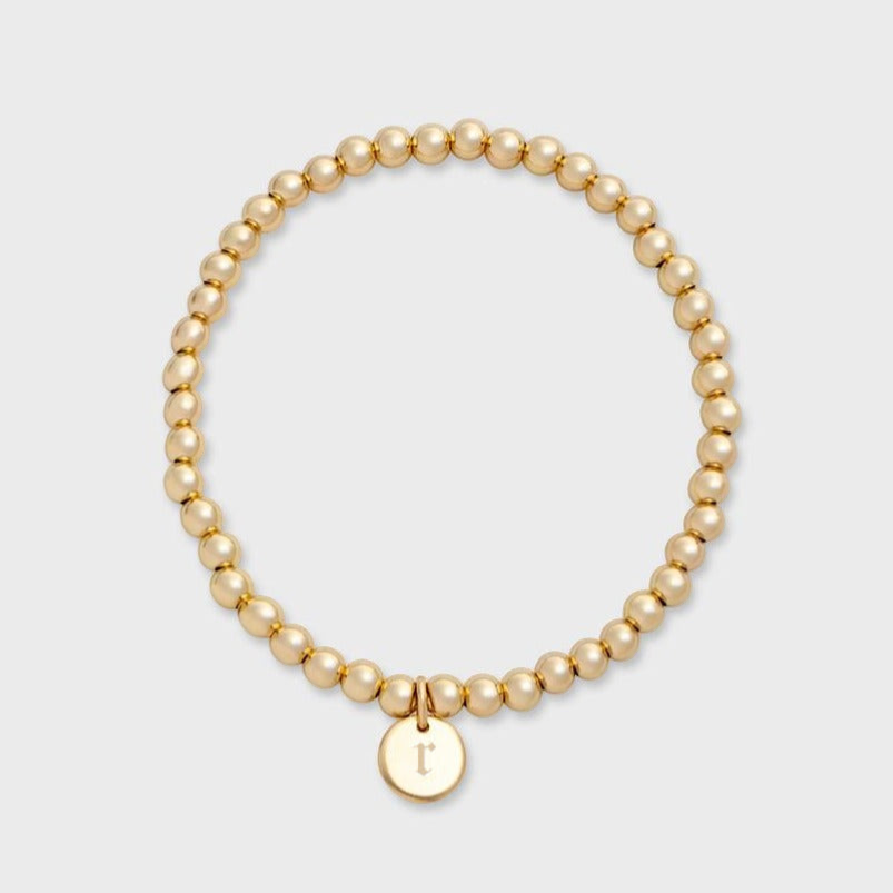 altes englisches Initialen-Juno-Armband (4 mm)