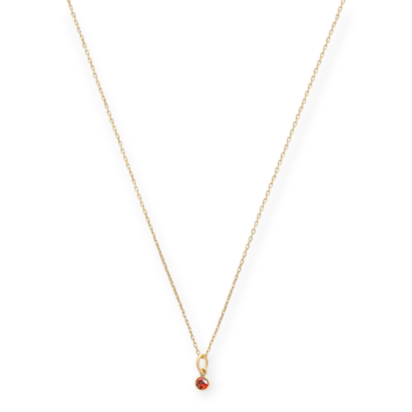 14-Karat-Geburtsstein-Halskette (alle 12 Monate)