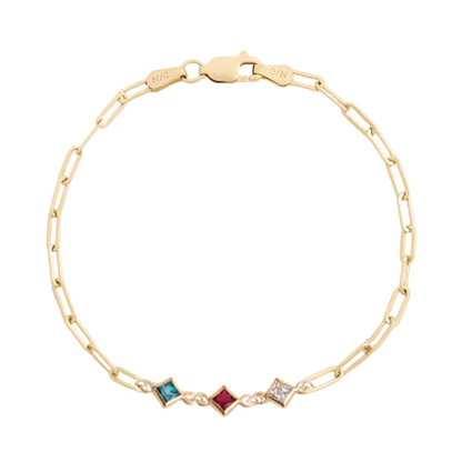 custom birthstone bracelet