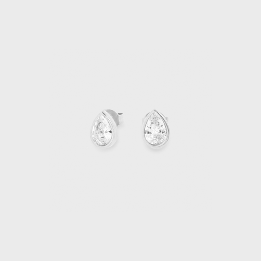 juliette teardrop studs (silver)