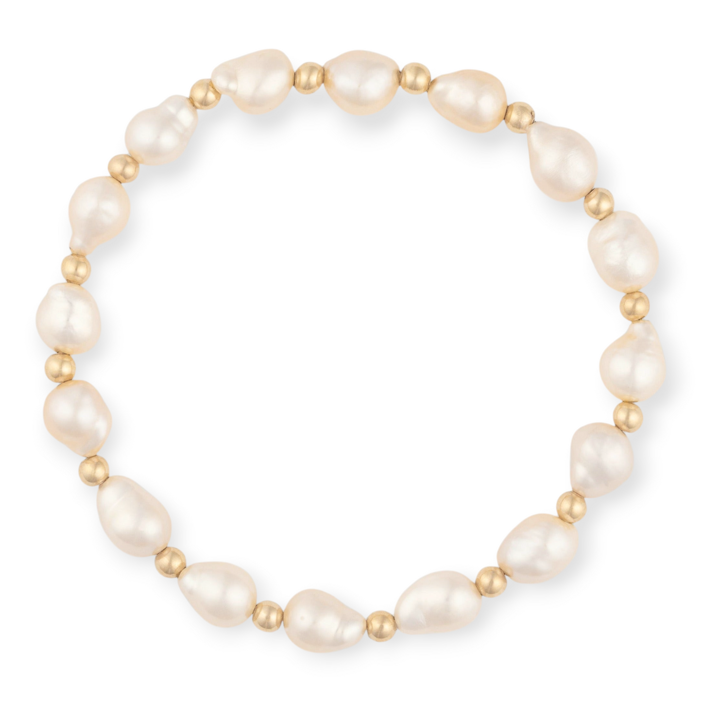 bracelet de perles baroques