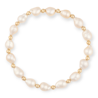 bracelet de perles baroques