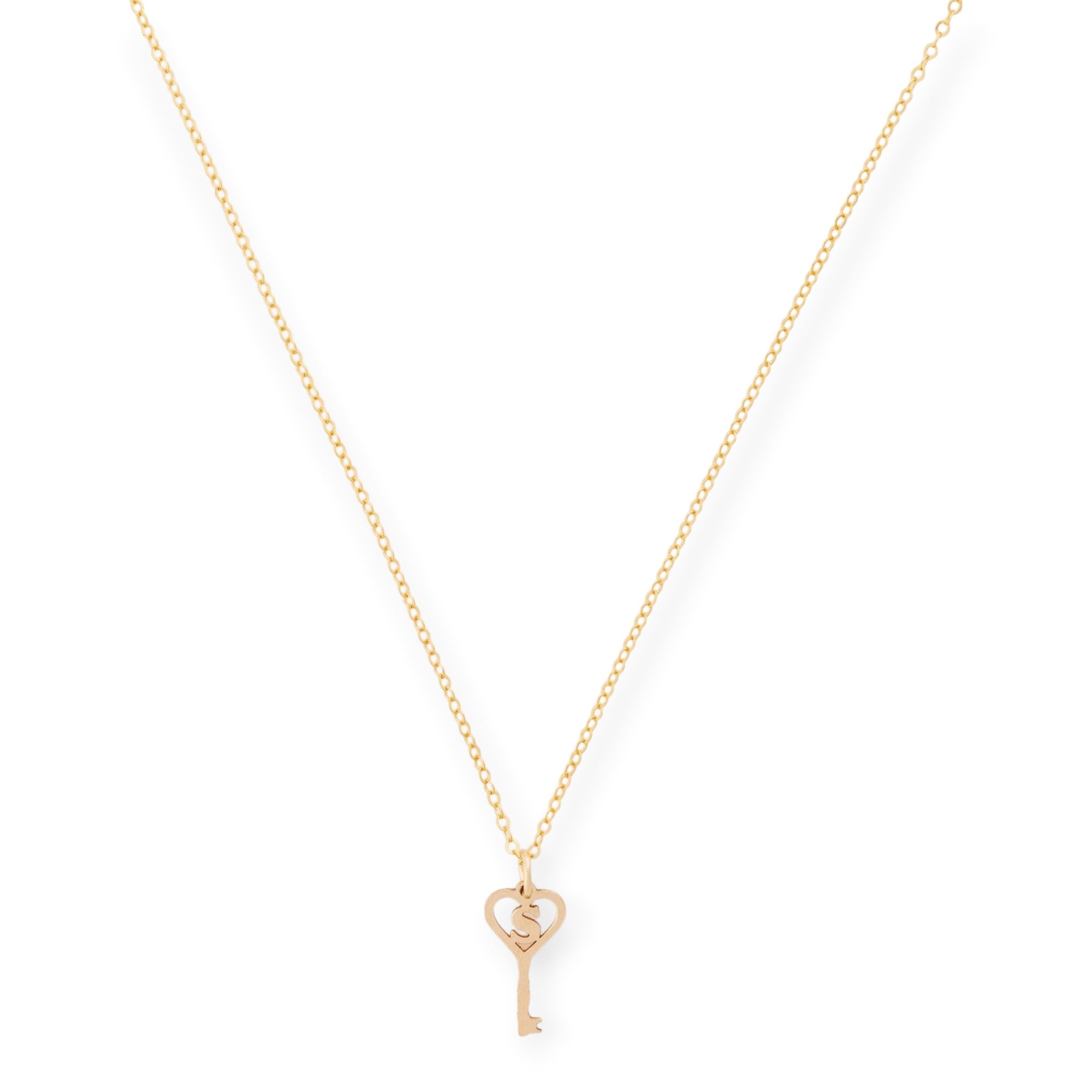 initial key necklace – Cuffed by Nano LLC