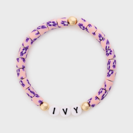 custom floral bracelet