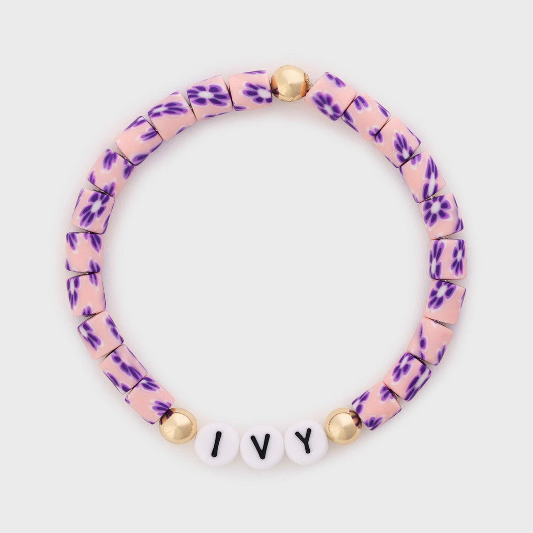 custom floral bracelet