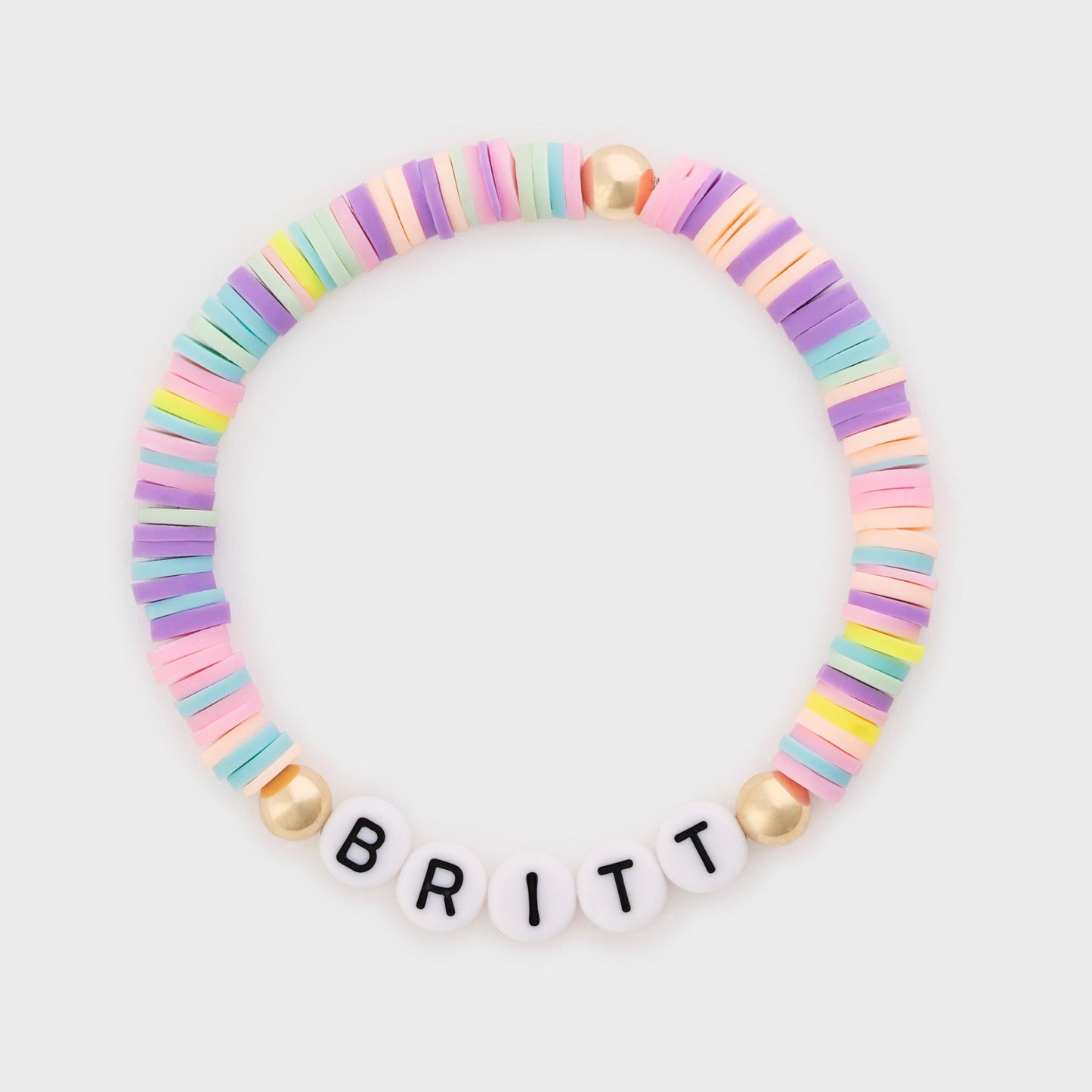custom rainbow bracelet