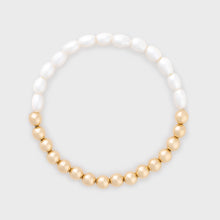 Load image into Gallery viewer, half pearl half juno bracelet (6mm)
