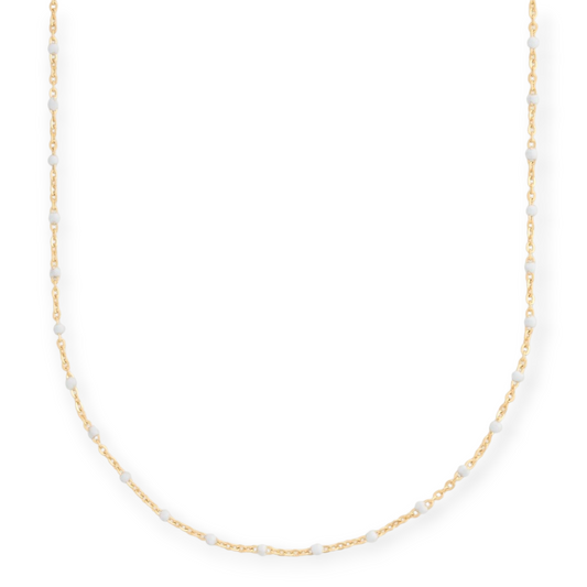 white daisy necklace