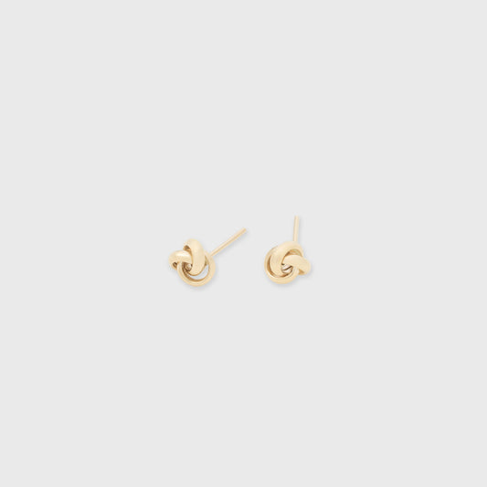 14k tracy knot studs