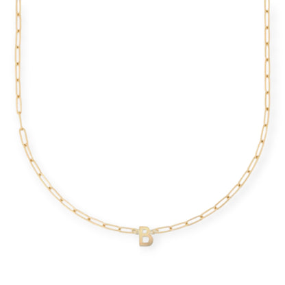 custom initial necklace