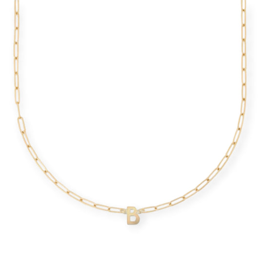 custom initial necklace