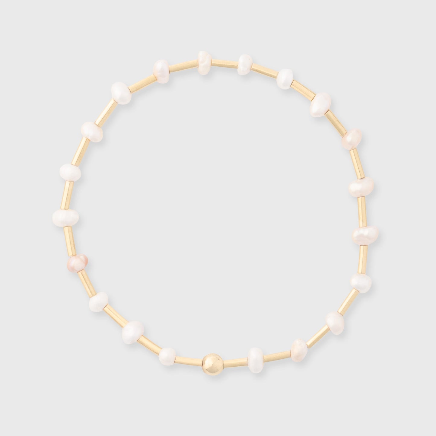 freshwater pearl station bracelet
