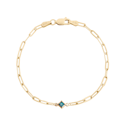 custom birthstone bracelet