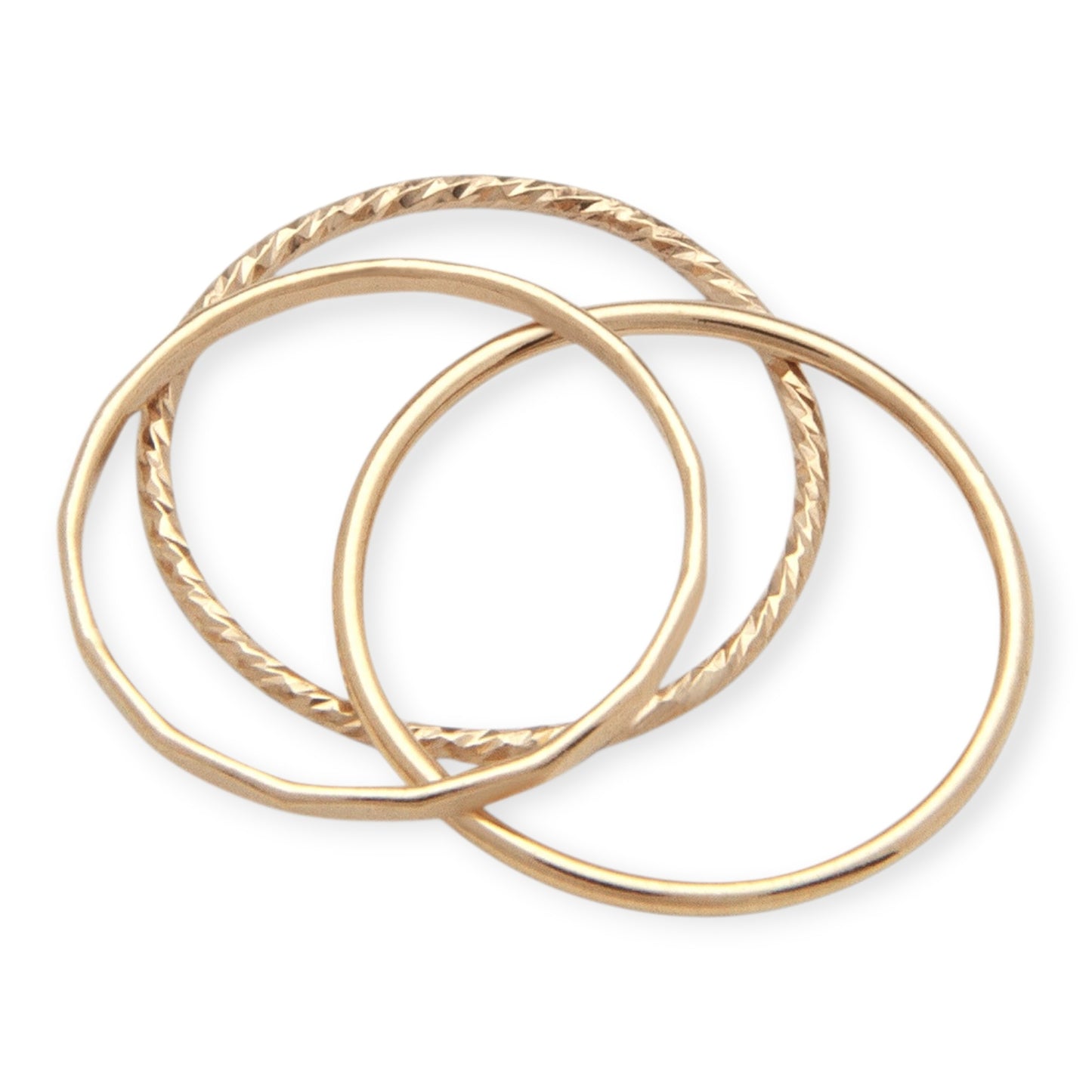 Zierliches Ring-Stapelset 1.0