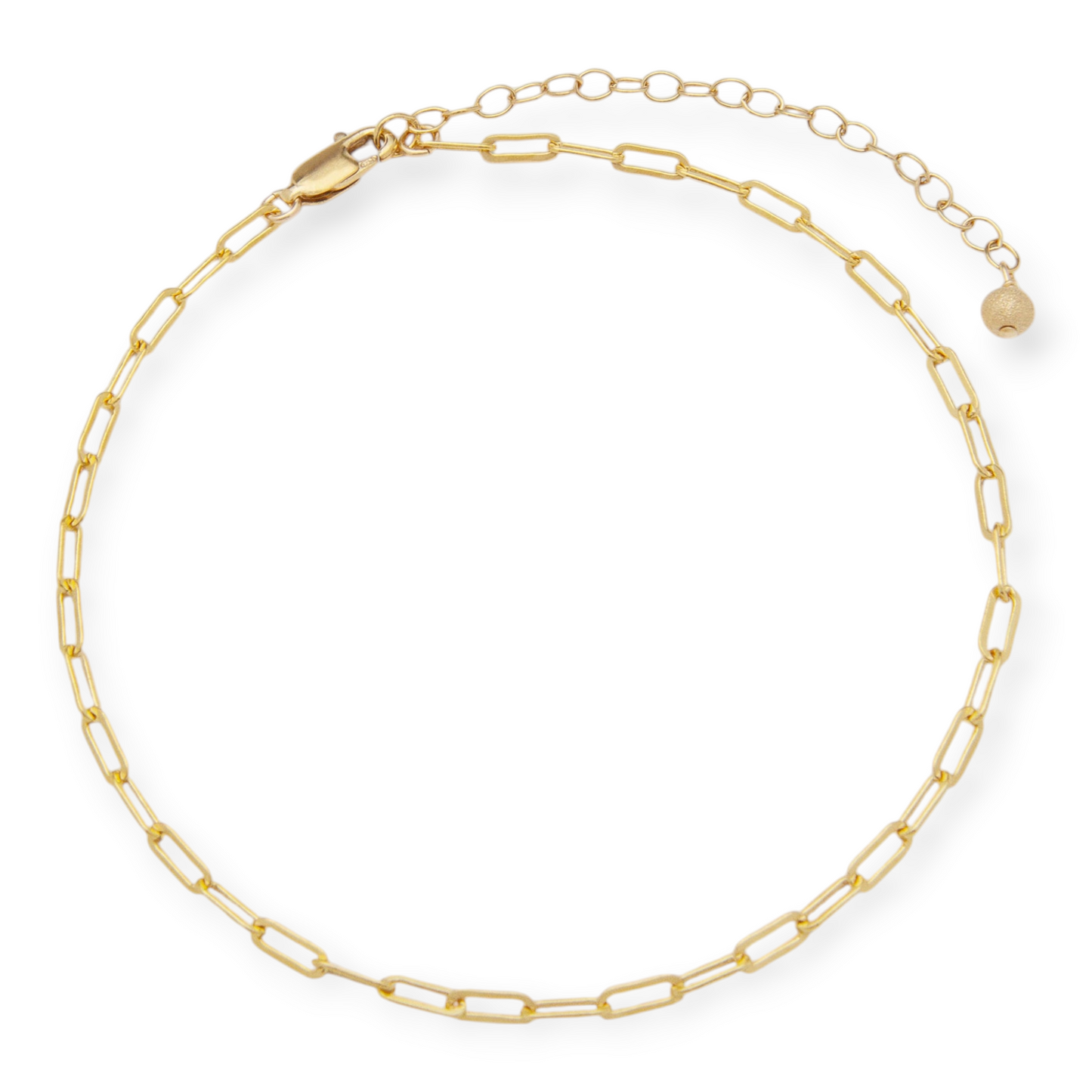 paperclip anklet