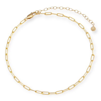 paperclip anklet
