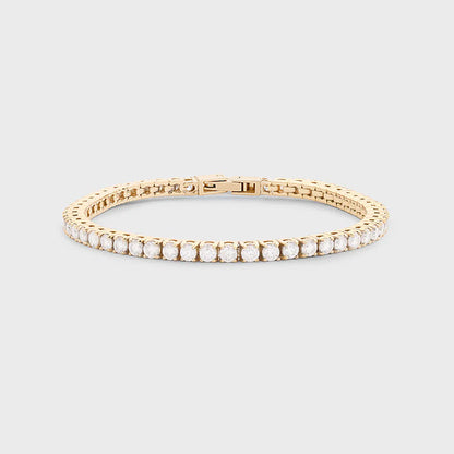classic tennis bracelet (gold)