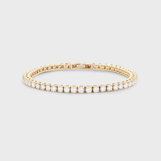 classic tennis bracelet (gold) - preorder ships in 3 weeks