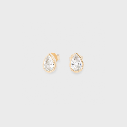 juliette teardrop studs (gold)