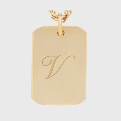 dog tag initials