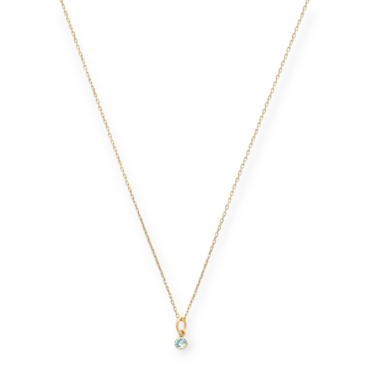 14k birthstone necklace (all 12 months)