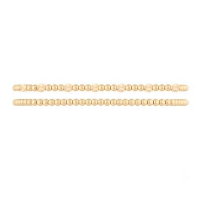 dainty station juno bracelet double stack (2mm)